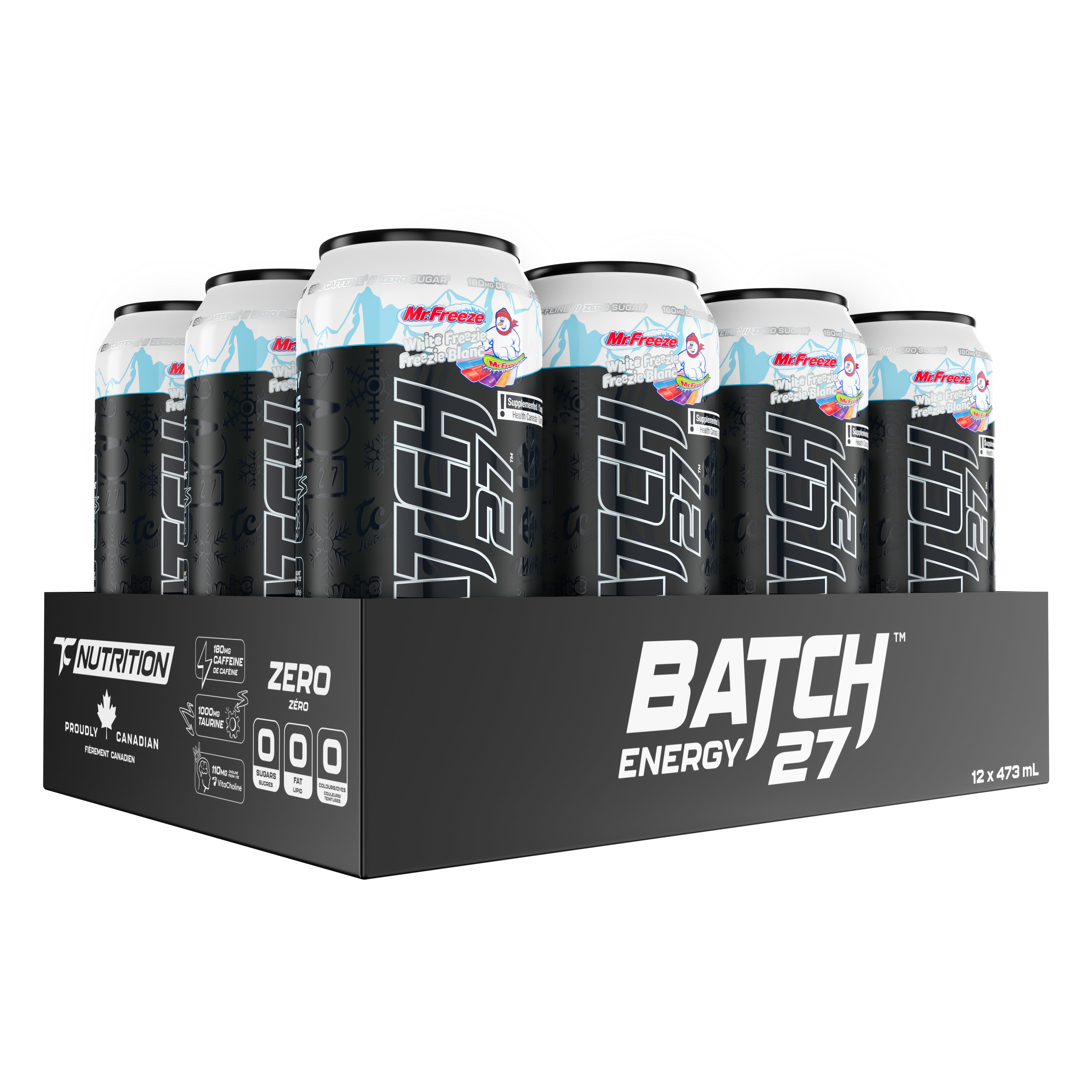 Batch 27 Energy Drink - Mr. Freeze – TC Nutrition Canada | Expect