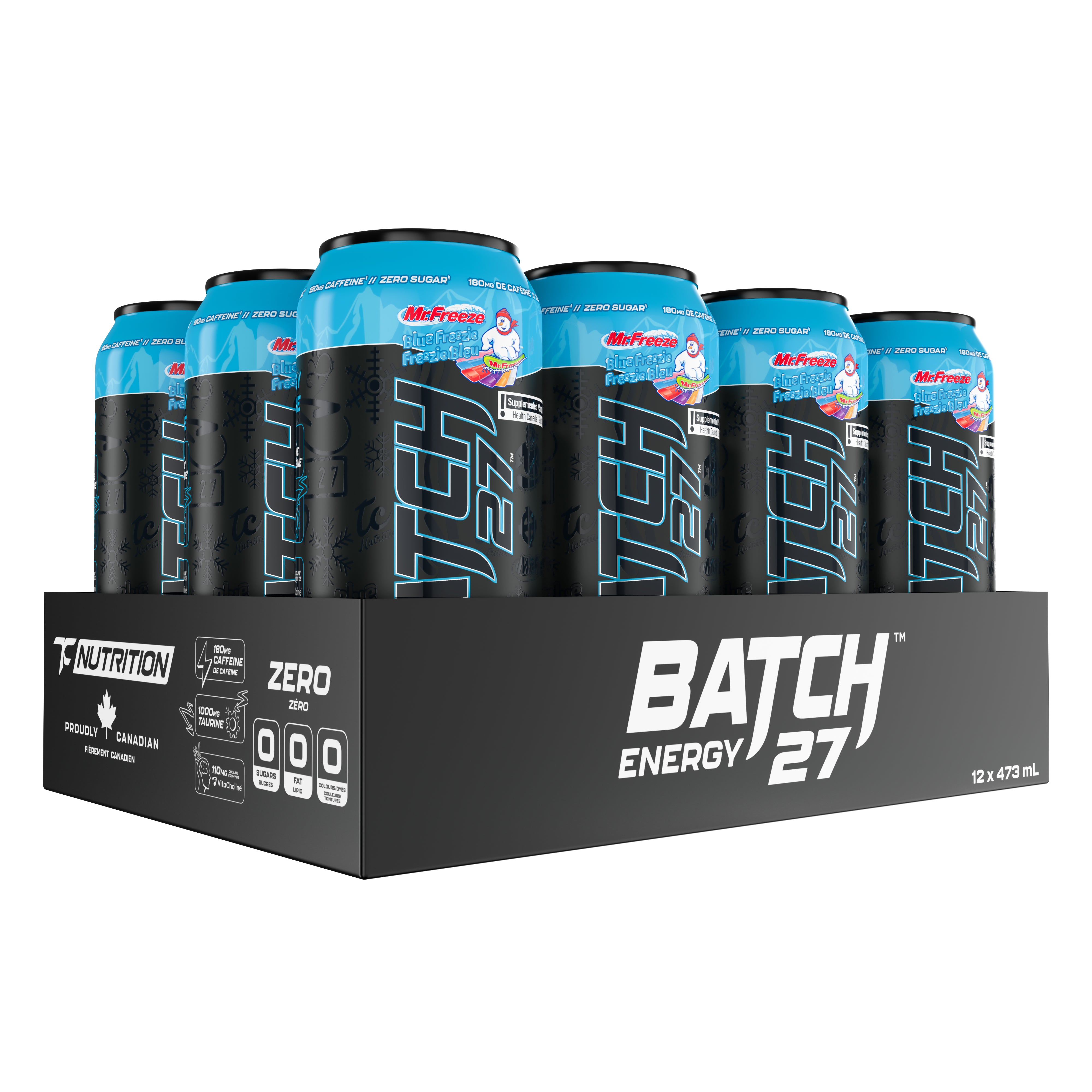 Batch 27 Energy Drink - Mr. Freeze – TC Nutrition Canada