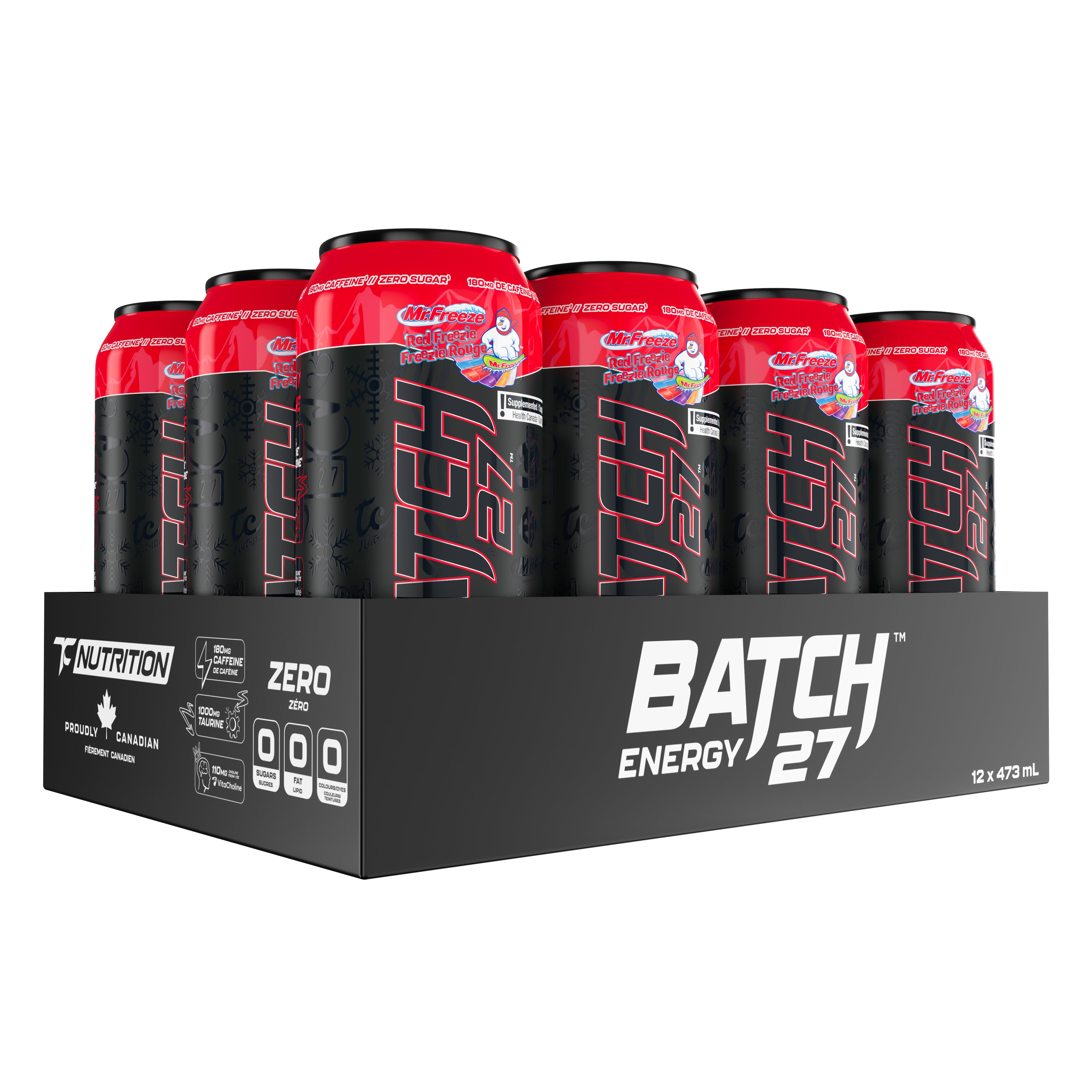 Batch 27 Energy Drink - Mr. Freeze – TC Nutrition Canada | Expect