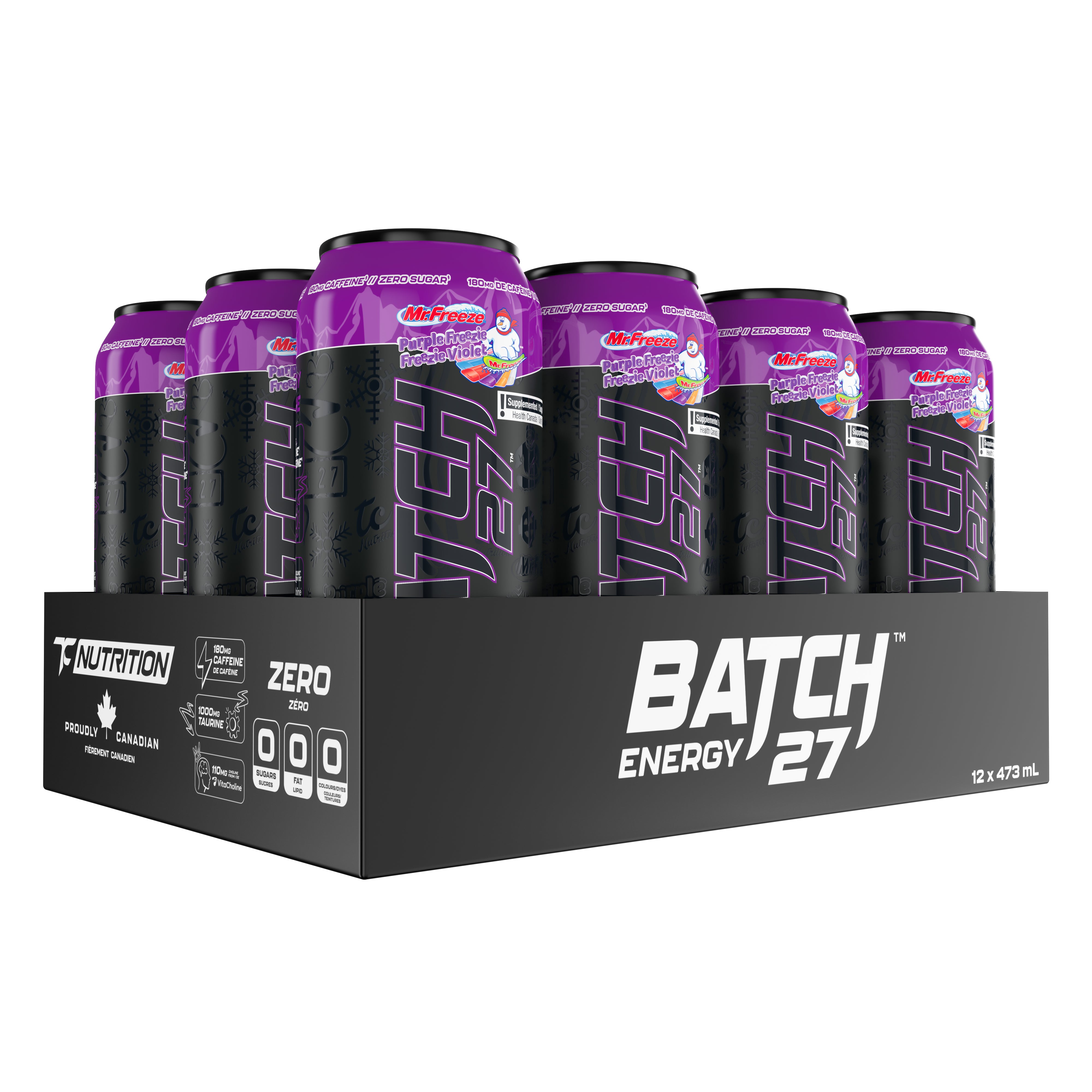 Batch 27 Energy Drink - Mr. Freeze – TC Nutrition Canada