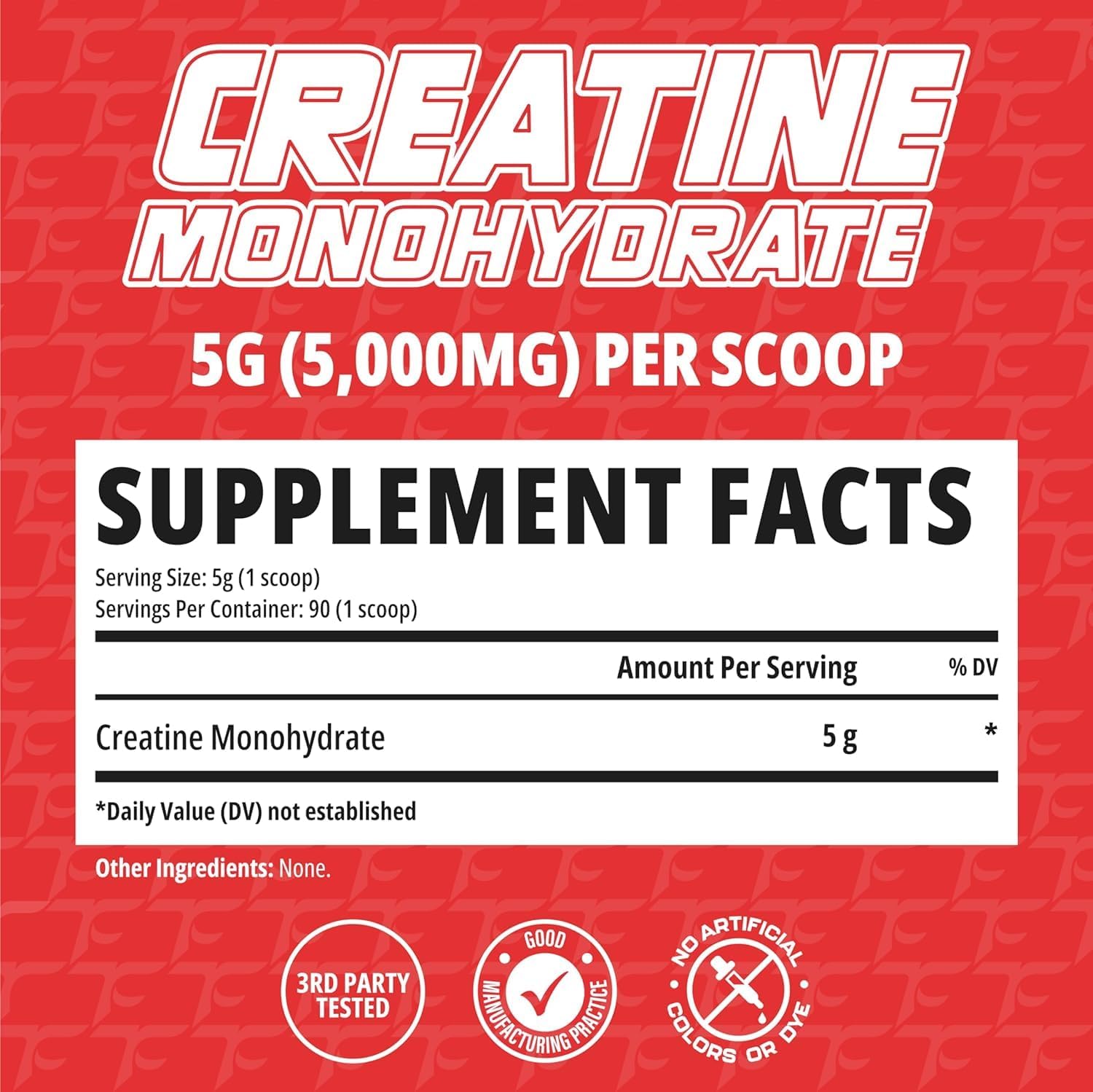 Creatine Monohydrate - 90 Servings