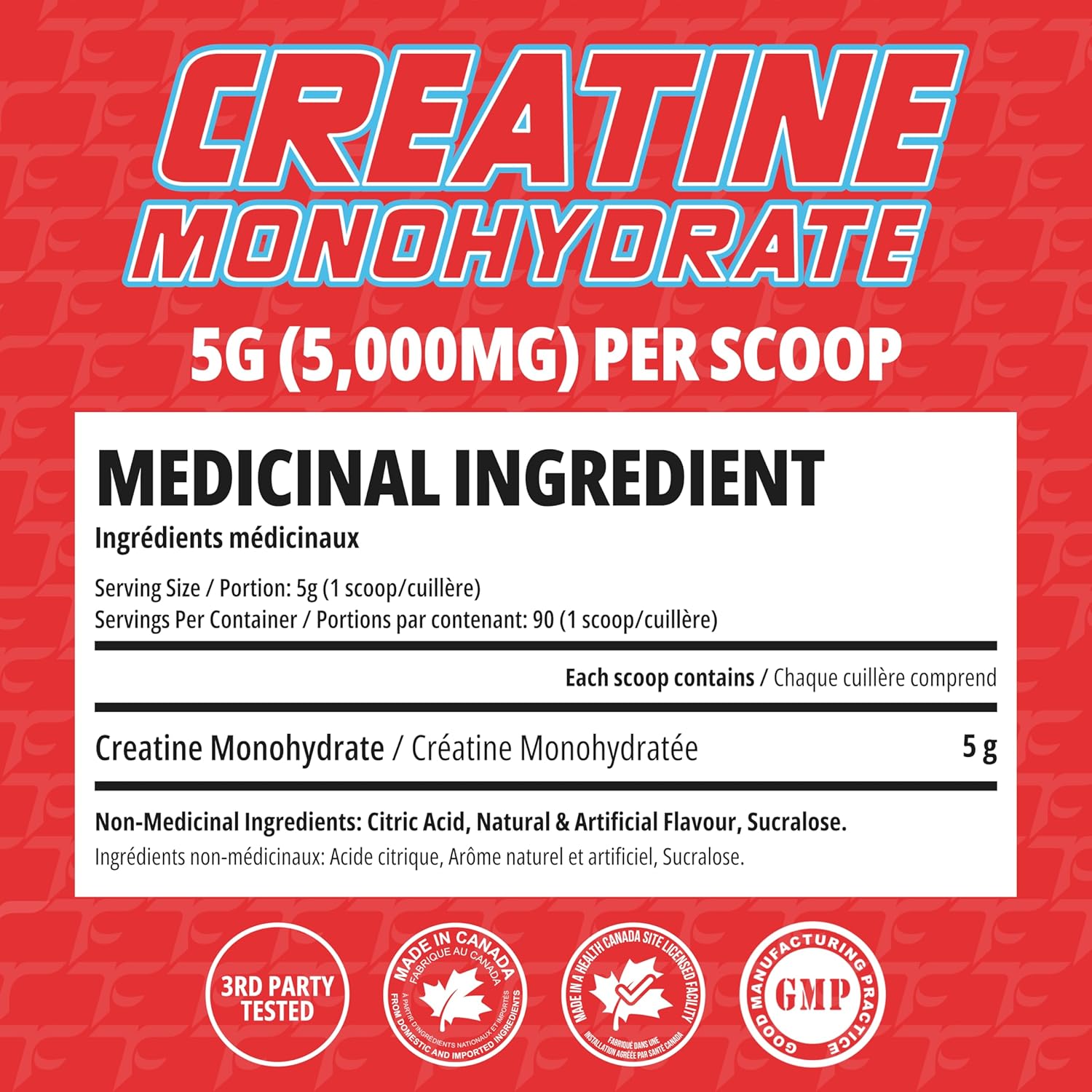 Creatine Monohydrate - 90 Servings