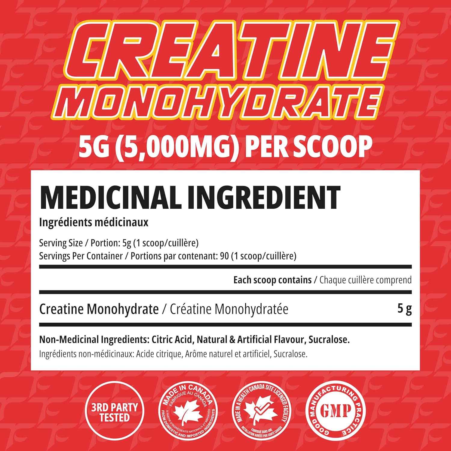 Creatine Monohydrate - 90 Servings