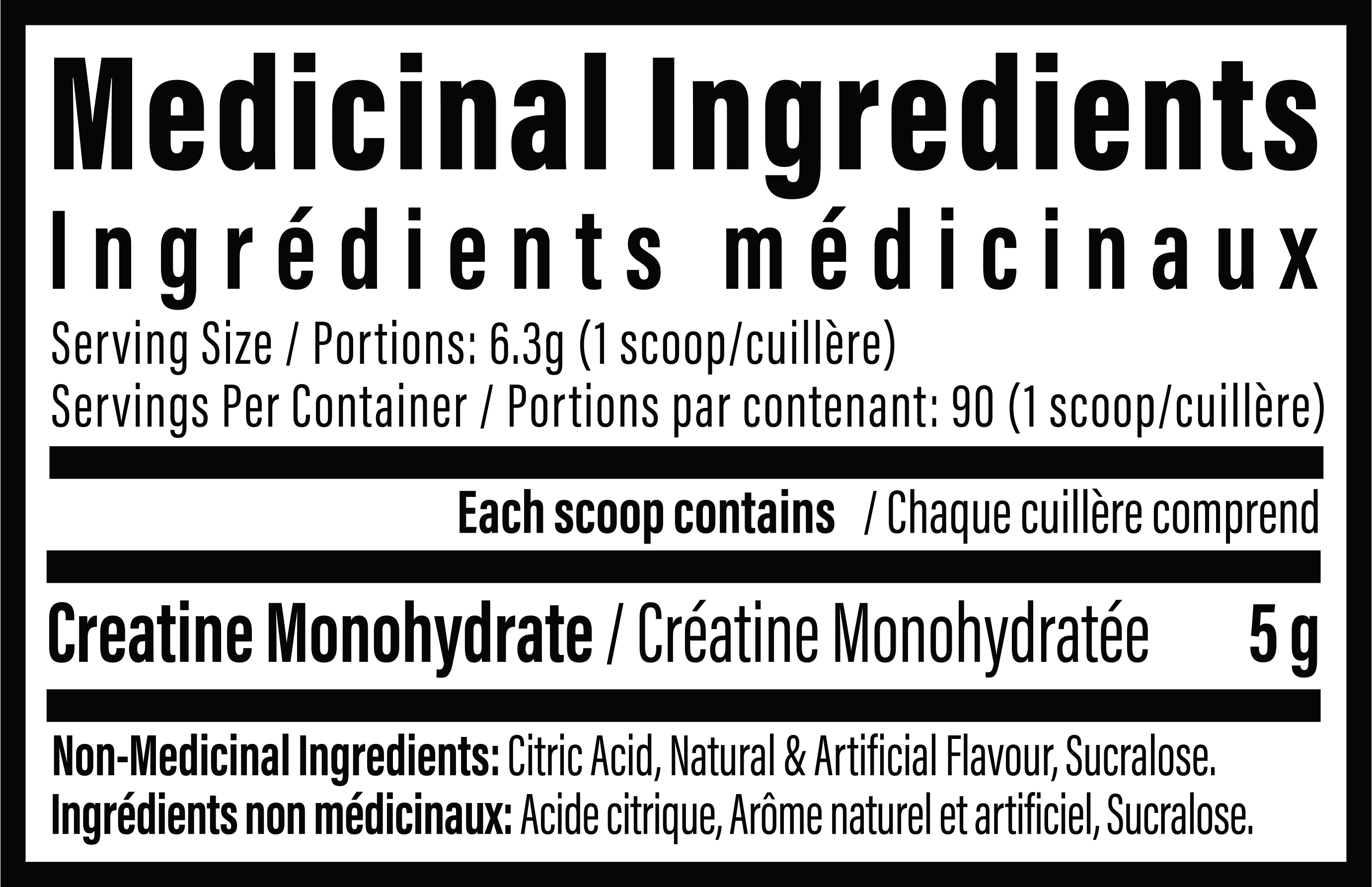 Creatine Monohydrate - 90 Servings